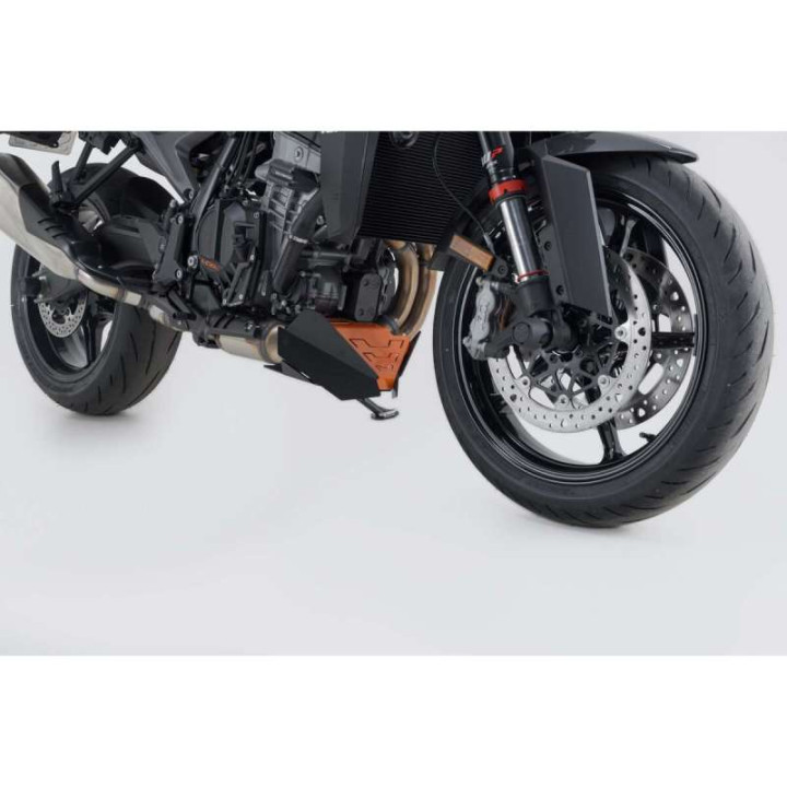 Sabot moteur urbain SW-Motech Noir/Orange KTM Duke 990 (MSS.04.994.10000)