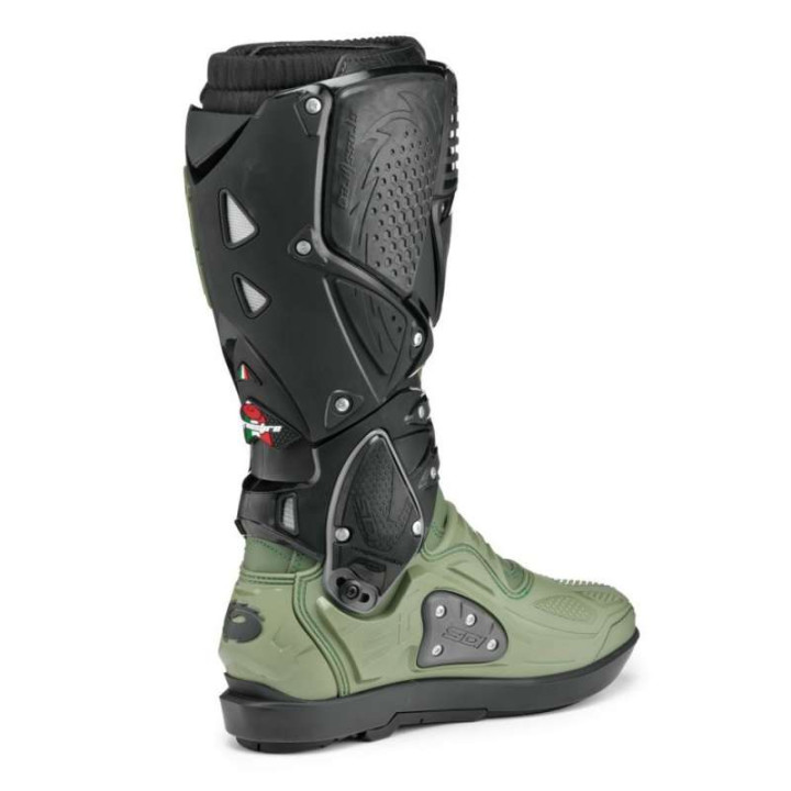 Bottes moto tout terrain SIDI CROSSFIRE 3 SRS ARMY/NOIR