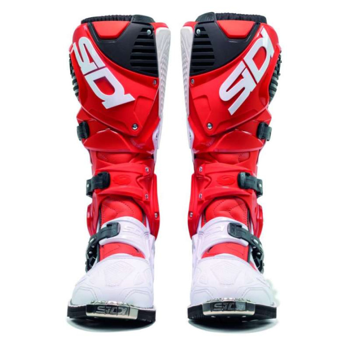 Bottes moto tout terrain SIDI CROSSFIRE 3 ROUGE/BLANC
