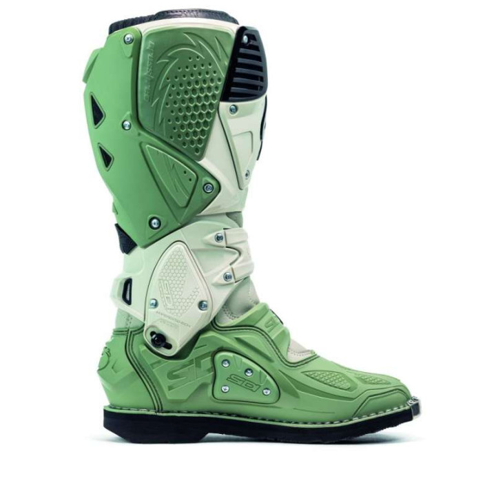 Bottes moto tout terrain SIDI CROSSFIRE 3 VERT MILITAIRE/SABLE