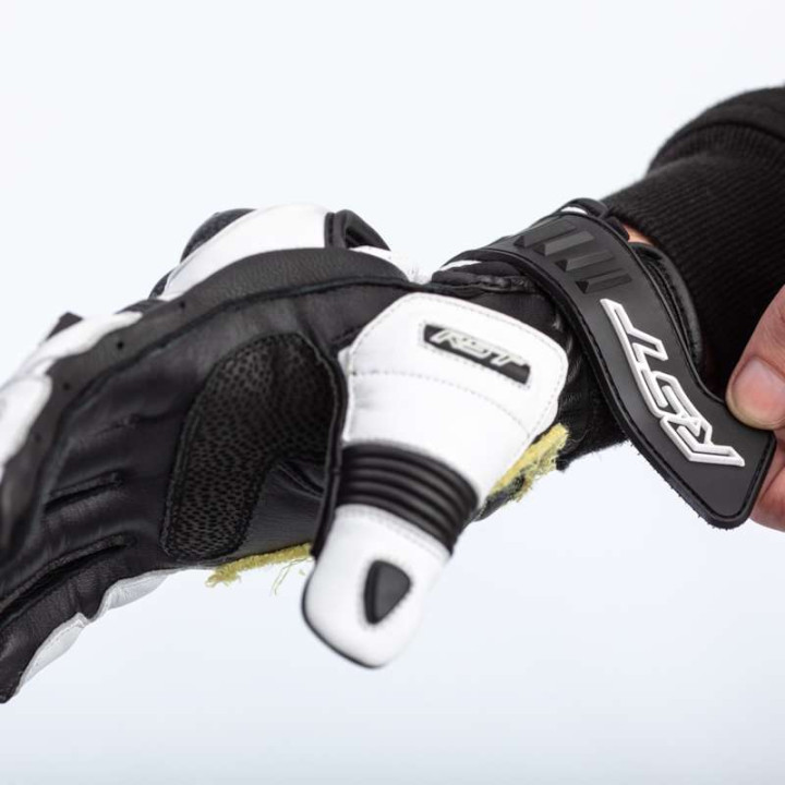 RST TRACTECH EVO 4 Motorcycle Gloves White/Black