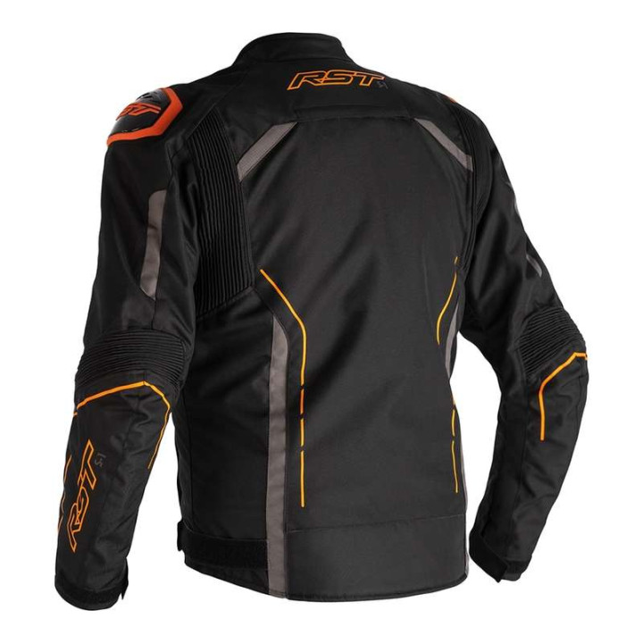 Blouson moto RST S-1 Textile Noir/Gris/Orange