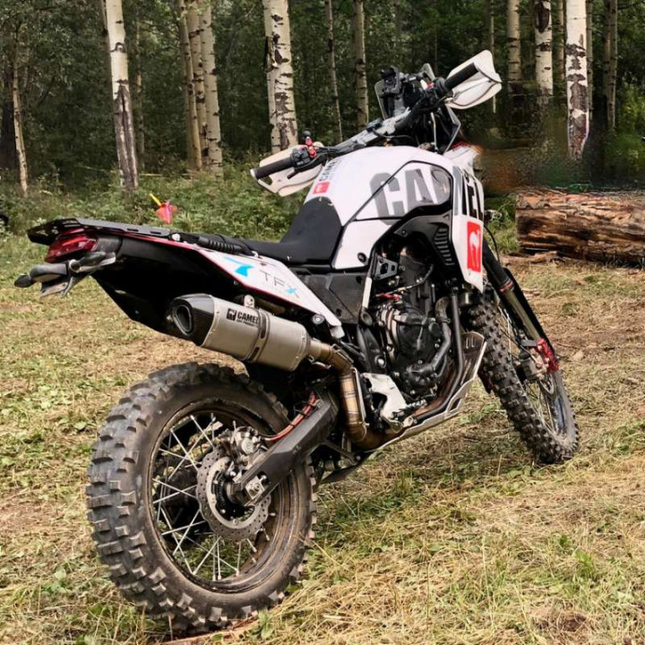 Silencieux CAMEL ADV Products -passage haut ENDURO- Yamaha TÉNÉRÉ 700