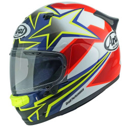 Arai QUANTIC STAR &amp- STRIPES motorcycle helmet Red