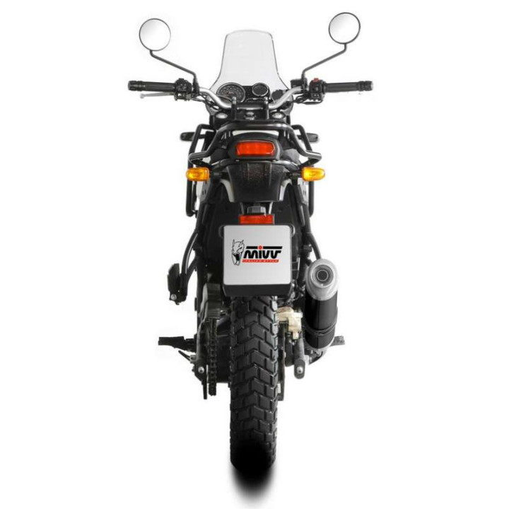Silencer Mivv OVAL Inox Black (RE.001.LZ) ROYAL ENFIELD HIMALAYAN