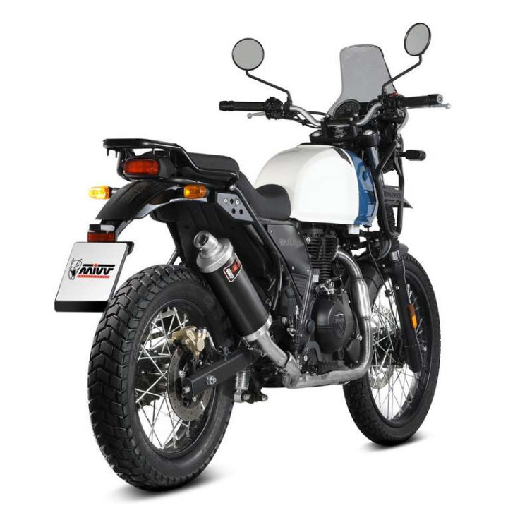 Mivv DAKAR Inox muffler black (RE.003.LDKB) ROYAL ENFIELD HIMALAYAN