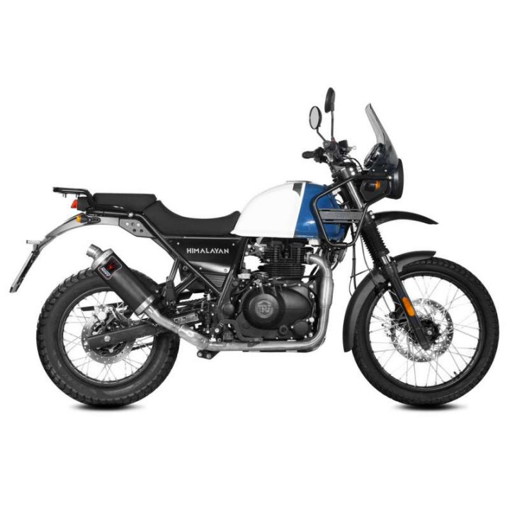 Mivv DAKAR Inox muffler black (RE.003.LDKB) ROYAL ENFIELD HIMALAYAN