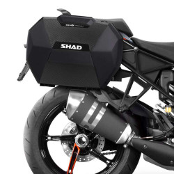 Shad SH38X CARBON suitcase kit + 3P brackets (K0SD14IF) KTM Super Duke GT 24-