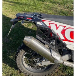 Motoboxer KOVE 450 RALLY V2 pannier spacers + aluminium rack 2