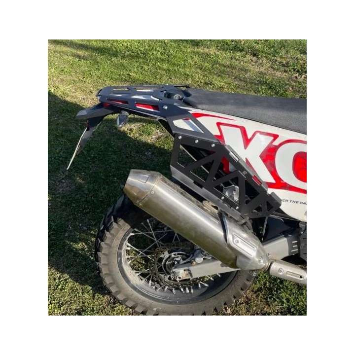 Motoboxer KOVE 450 RALLY V2 pannier spacers + aluminium rack