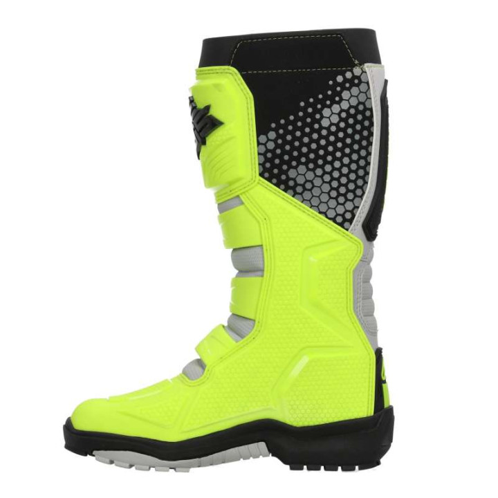 Bottes moto Acerbis ARTIGLIO Jaune Fluo/Blanc