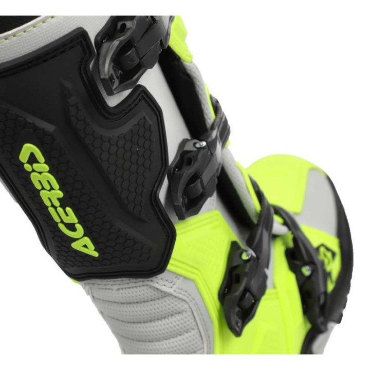 Bottes moto Acerbis ARTIGLIO Jaune Fluo/Blanc