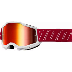 Masque moto 100% ACCURI 2 REDLINE MIRROR RED