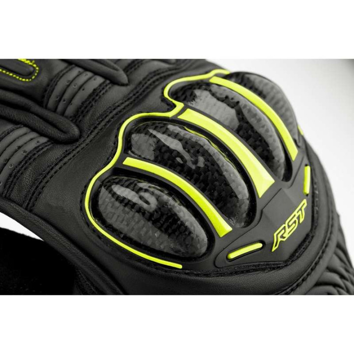Gants moto RST S-1 NOIR/JAUNE FLUO