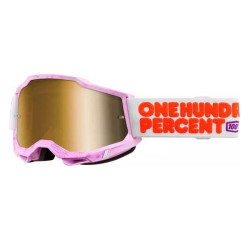 Masque moto 100% ACCURI 2 HUNDREDS IRIDIUM GOLD