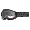 Masque moto 100% ACCURI 2 BLACK CLEAR