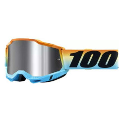 Masque moto 100% ACCURI 2 SUNSET IRIDIUM SILVER