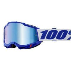 Motorcycle mask 100% ACCURI 2 BLUE IRIDIUM BLUE