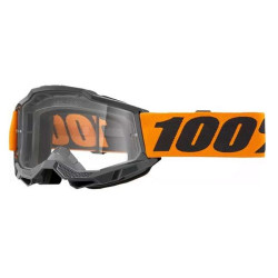 Masque moto 100% ACCURI 2 ORANGE CLEAR