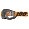 Masque moto 100% ACCURI 2 ORANGE CLEAR