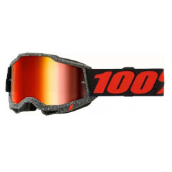 100% ACCURI 2 HUARAKI IRIDIUM RED motorcycle mask