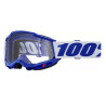 Masque moto 100% ACCURI 2 OTG BLUE CLEAR