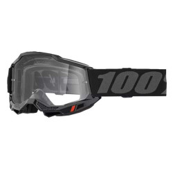 Masque moto 100% ACCURI 2 OTG BLACK CLEAR