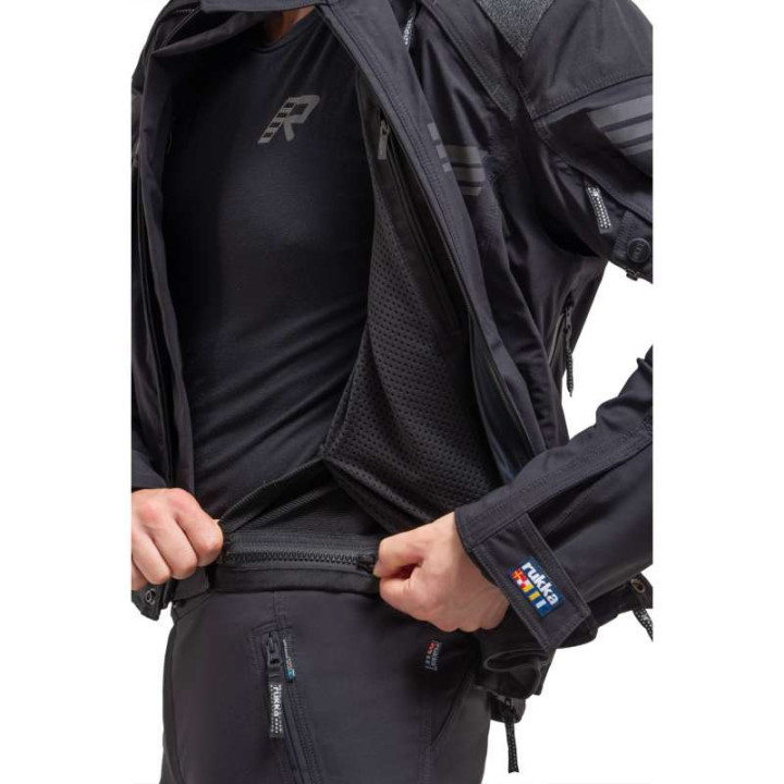 Motorcycle jacket Rukka ARMATOU-R Black