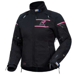 Veste moto femme Rukka RAPTORINA Gore Tex Pro laminée 3C Noir/Rose