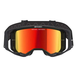 Masque cross Alpinestars VISION 8 CORP Black - Mirror Red 2