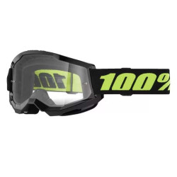 Masque moto cross 100% STRATA 2 SOLAR ECLIPSE CLEAR