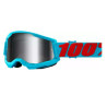 Masque moto cross 100% STRATA 2 SUMMIT MIRROR SILVER