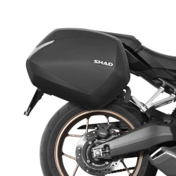 Kit valises Shad SH36 capots carbone + supports 3P (H0CR64IF) Honda CB650R/CBR650R 24-