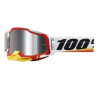 Masque moto cross 100% RACECRAFT 2 ARSHAM RED MIRROR SILVER
