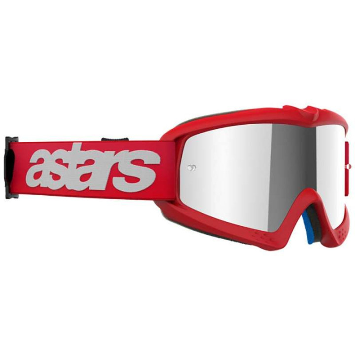 Masque cross enfant Alpinestars VISION YOUTH BLAZE Red - Mirror Silver