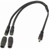 Splitter Tecmate O-45 12V DC2,5 mm M-2F (type Gerbing)