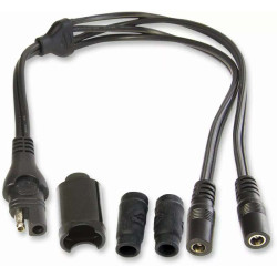 Adaptateur Tecmate O-35 12V SAE - x2 DC 2,5 mm (type Gerbing)