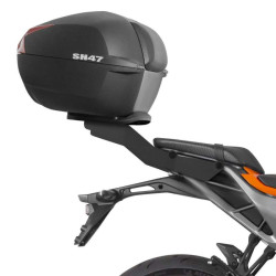 Top case kit Shad SH47 RED + Top Master bracket (K0DK14ST) KTM Duke 125/390