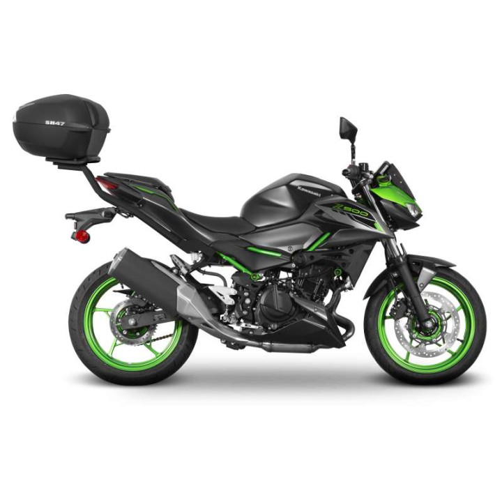Kit top case Shad SH47 WHITE + support Top Master (K0Z554ST) Kawasaki Z500