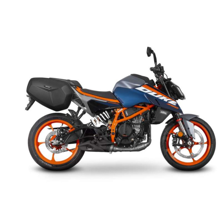 Sacoches cavalières Shad E48SR + écarteurs KTM Duke 125/390 (K0DK14SR)