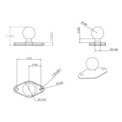 Embase boule RAM MOUNT pour Smartphone - RAM-B-238 2