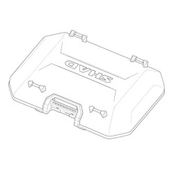 Capot Shad pour top case TERRA ALU