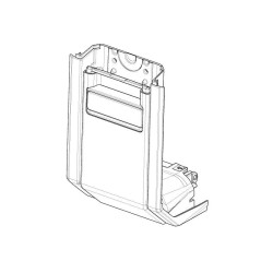 Shad bottom lock D1TR48TIBR for TERRA TR48 Pure Black top case