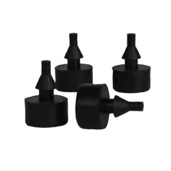 Silent Block (x4) Shad 203504R (aluminum plate)