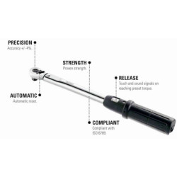 EXPERT torque wrench 1/2" 40-200 Nm 2