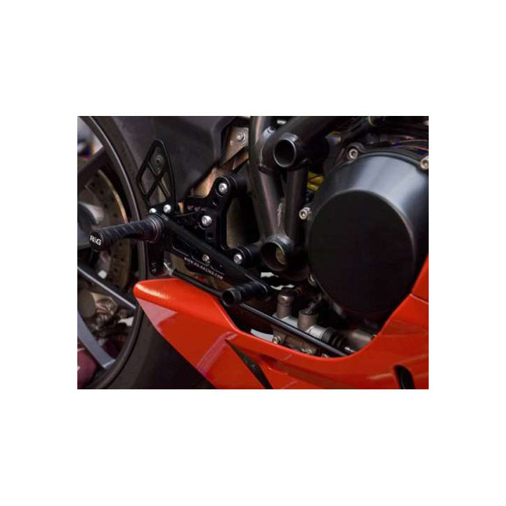 Commandes reculées R&G Ducati 848, 1098, 1198