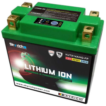 Batterie Lithium Skyrich YTX14AH-BS / HJTX14AHQ-FP