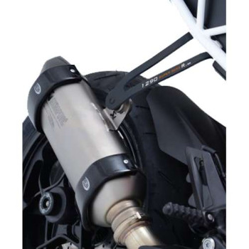 Patte de fixation silencieux R&G (EH0059BK) KTM 1290 SUPER DUKE R 14-16