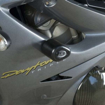 Tampons de protection R&G AERO (CP0309BL) Triumph 675 DAYTONA 06-12