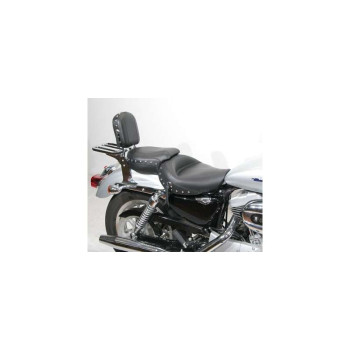 Selle confort Mustang WIDE TOURING Studded Harley-Davidson SPORTSTER XL883/1200 04-15 (réservoir 4,5 gallons)